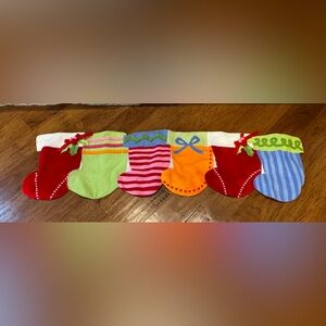 Colorful Stocking Table-runner